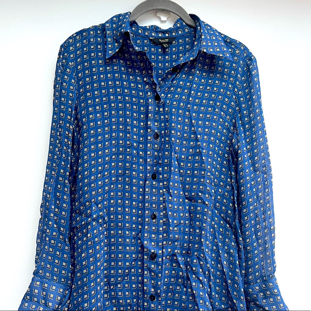 Blue Colored Shirt - Massimo Dutti